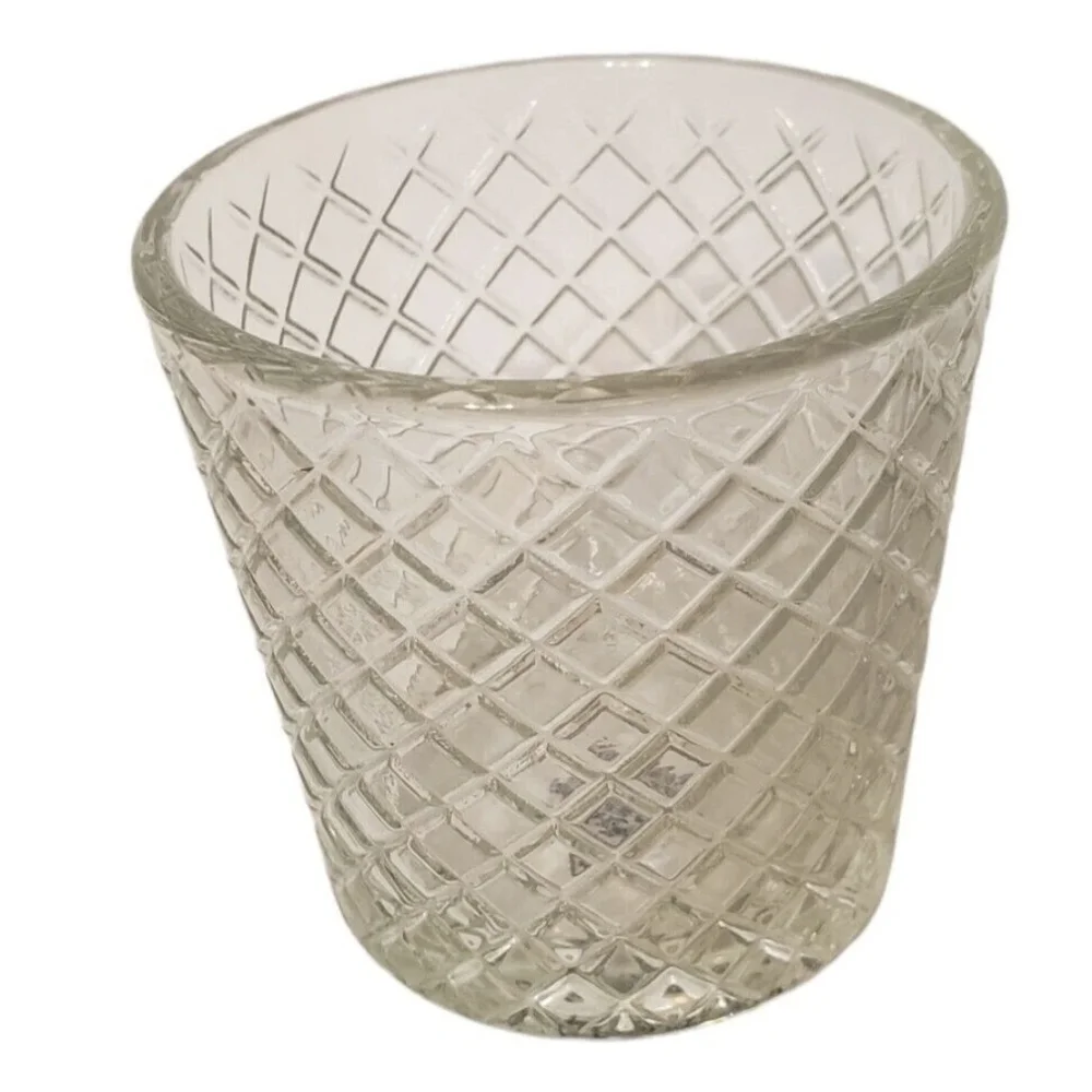 Three Pack Clear Glass Votive Candle Holders